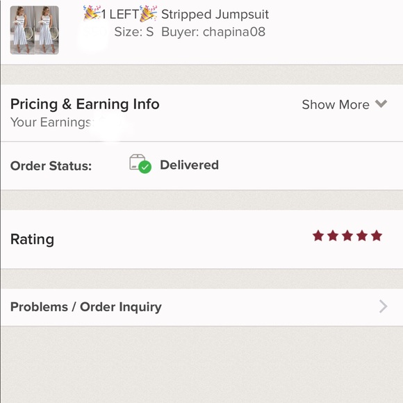 🎉1 LEFT🎉 Stripped Jumpsuit - Picture 7 of 7